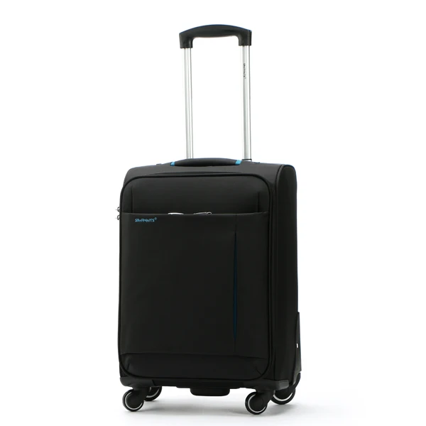 Durable nylon trolley case elegant spinner caster suitcase travel luggage suitcase trolley