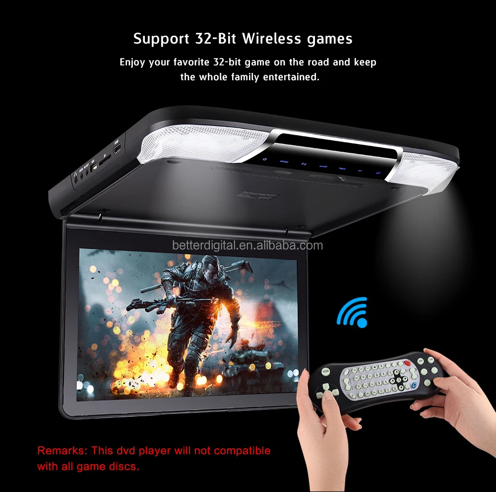 Car roof dvd player 11 INCH 1080P with 1920X1080 RGB