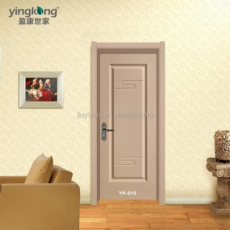 Made in China waterproof meranti/knotty pine wooden doors with wooden single main design