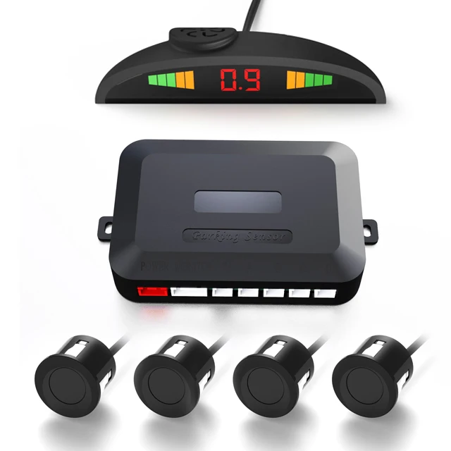 
Car LED Parking Sensor With 4 Sensors Reverse Backup Car Parking Radar Monitor Detector System Display parking sensor 