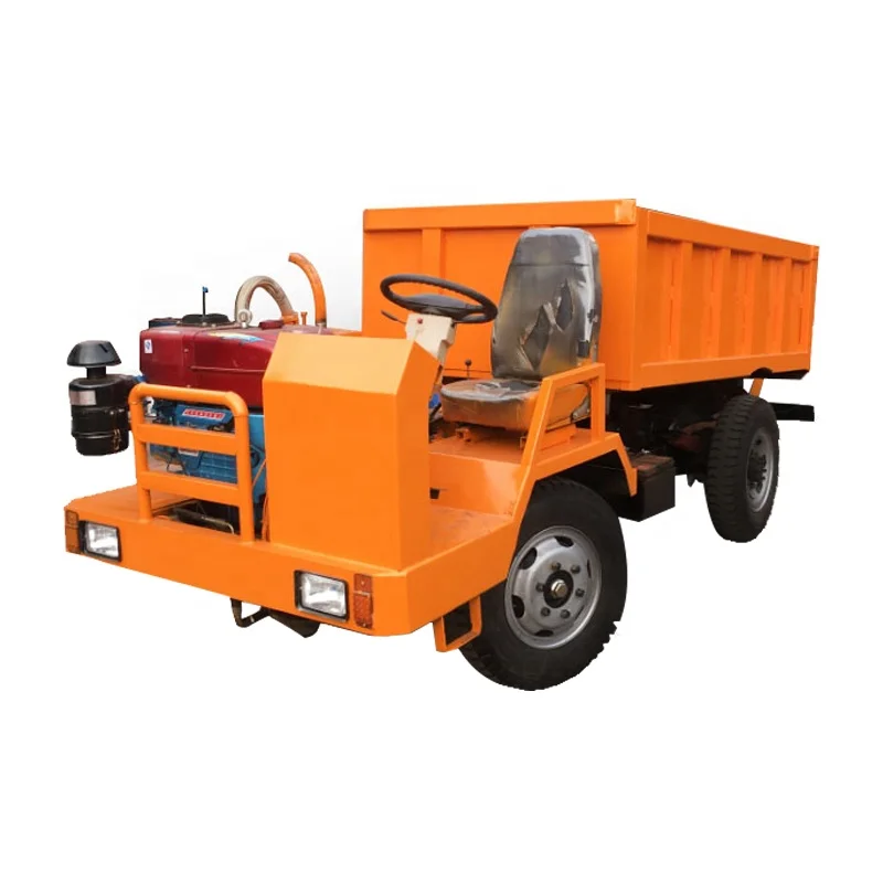 5 Ton Mini  mining four-wheel dumper trucks 4x4 hydraulic diesel drive truck price