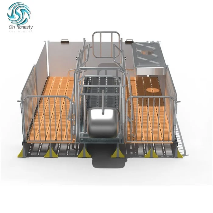 High quality galvanized pig farrowing crate for pig farm