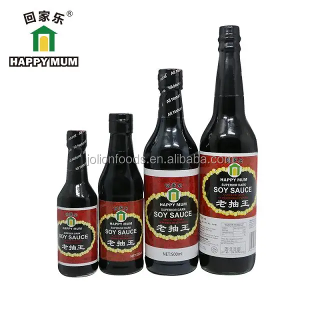 Wholesale Non-GMO Chinese Bulk Palatable Superior  Dark Soy Sauce Brands