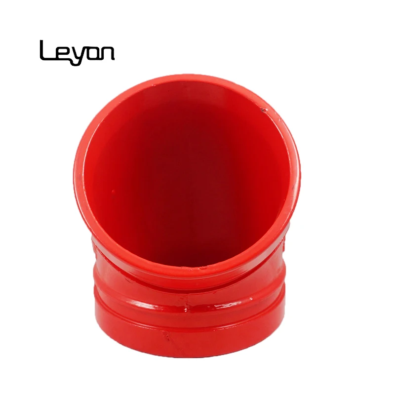 grooved pipe fitting Ductile Iron Pipe Fittings Grooved Elbow with FM Certificated