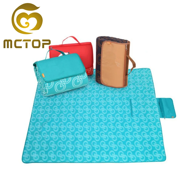custom outdoor foldable Modern recycling PE barracas decamping waterproof foldable picnic mat