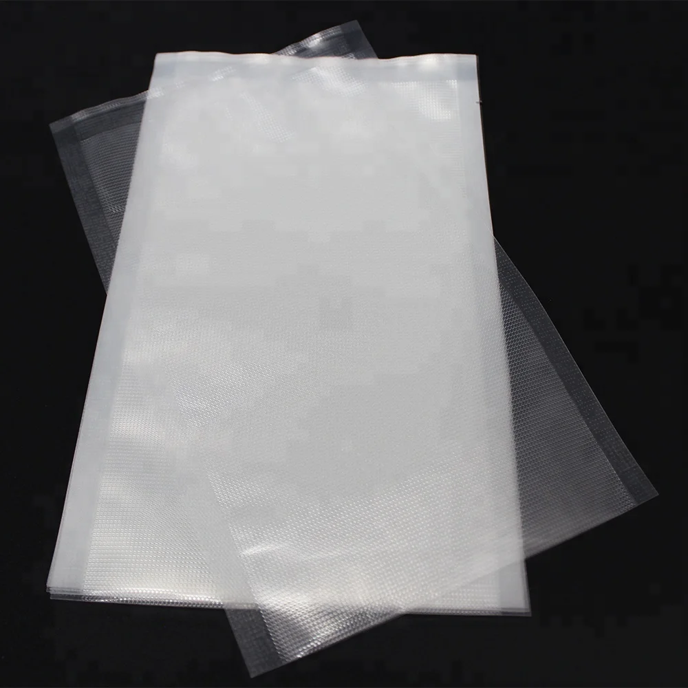 
China Supplier Commercial Laminated PE Vacuum Roll Ribbed Sealer Bag for Food 