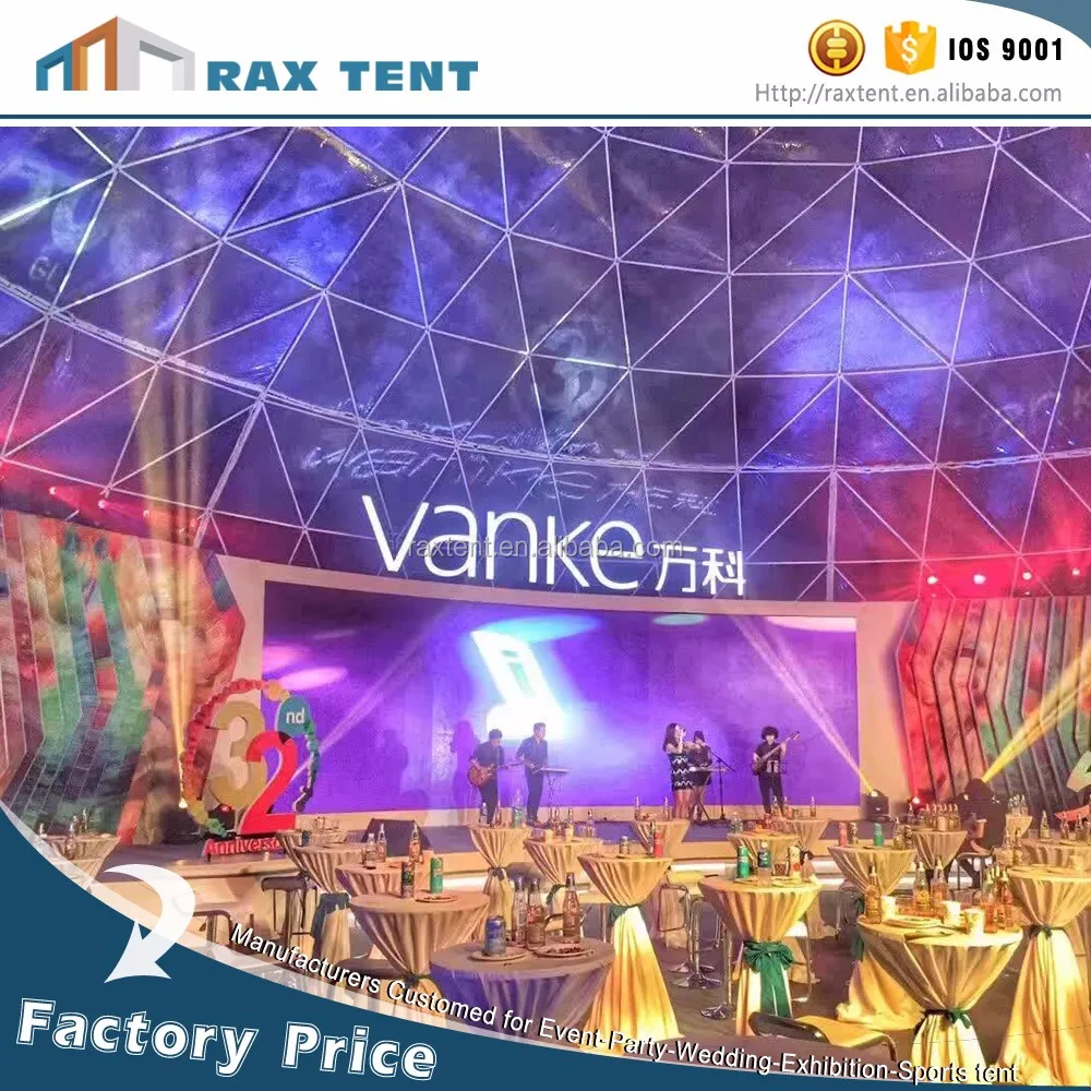 Supply geodesic dome kit tent, cheap nice prefab geodesic dome tent for sale