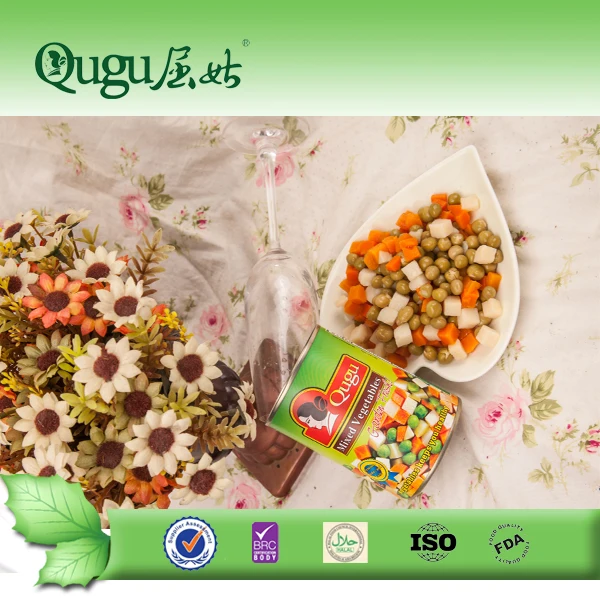  Консервированные смешанные овощи и сладкая кукуруза с питанием