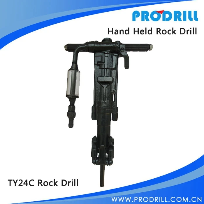 Y24 Hand Held Rock Drills/Jack Hammer Hand Drills,and used for small-hole drilling such as granite, marble, limestone