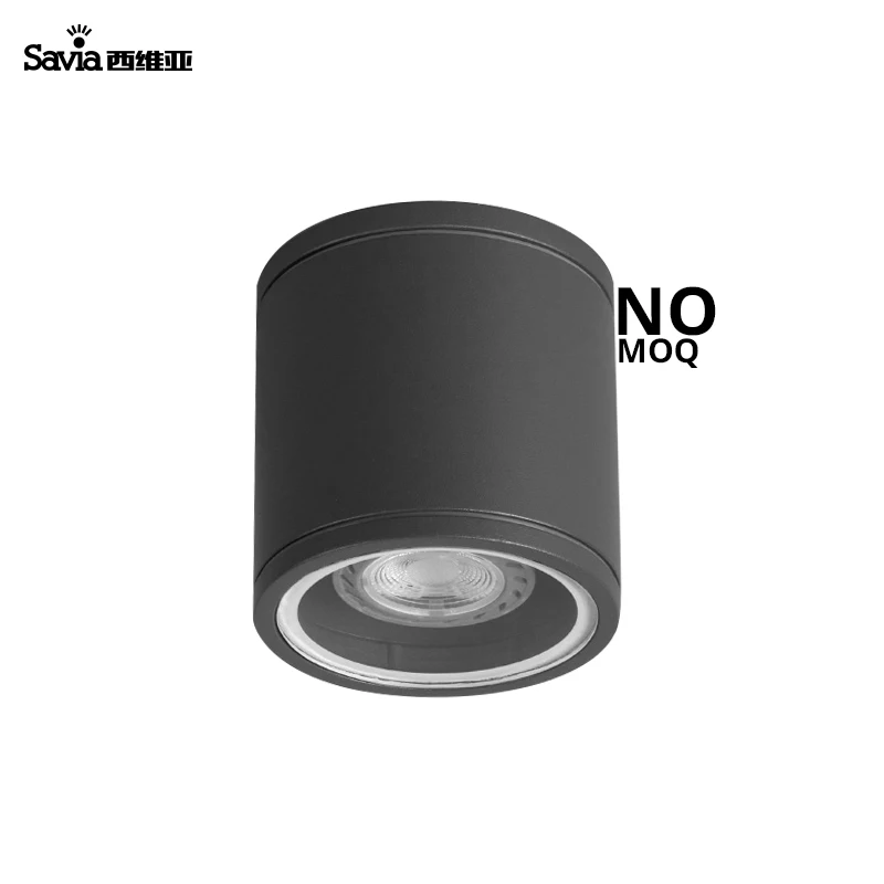 
Savia Modern Aluminum Ceiling Gu10 Spotlight Surface Mounted Waterproof Ip54 Led Downlight For High End Hotel Hallway/corridor 