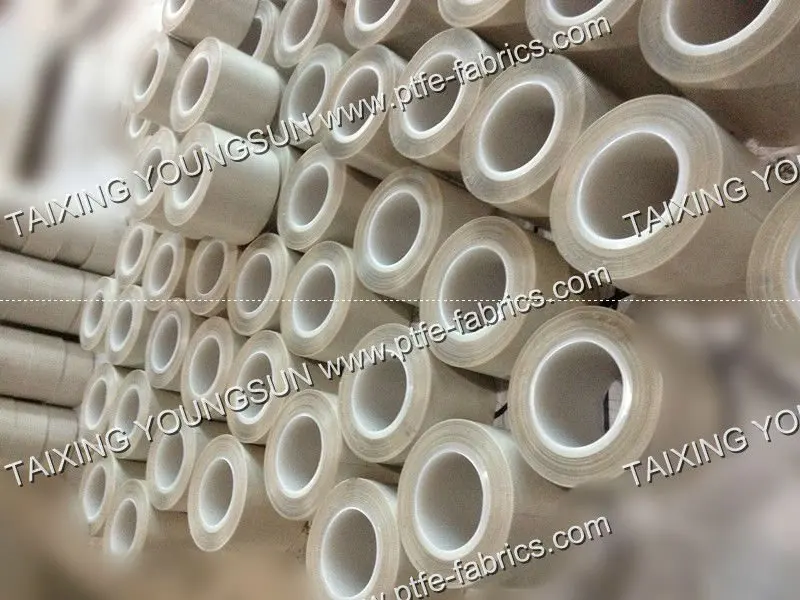 Белая Стекловолоконная клейкая лента с покрытием из ПТФЭ