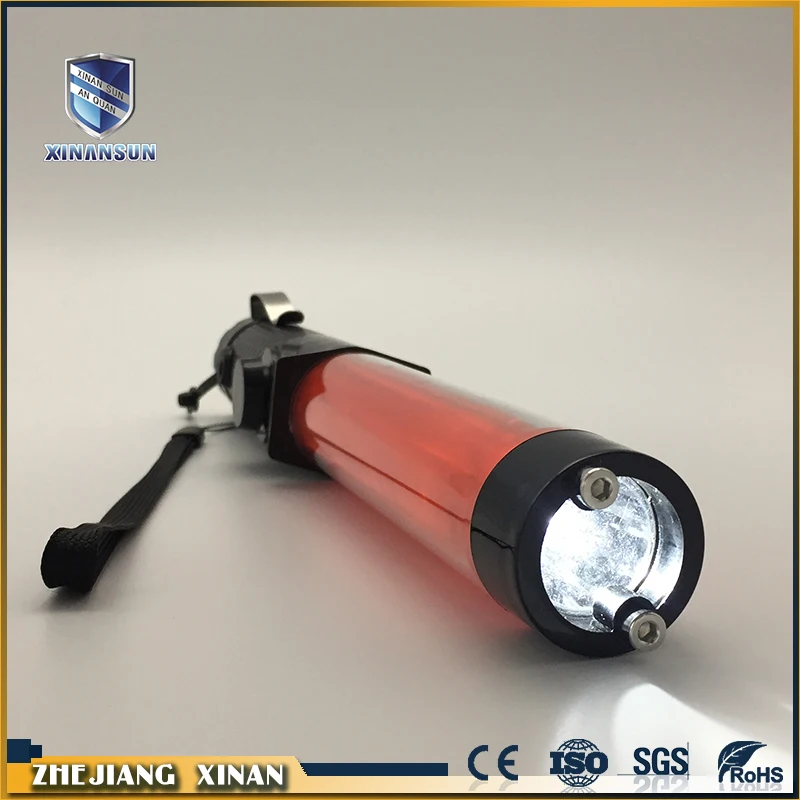 waterproof rechargeable police electric shock metal baton