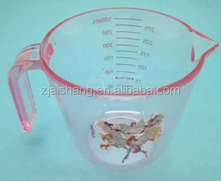 European Fashionable First Rate High Quality food grade plastic medicine measuring cup Bpa free