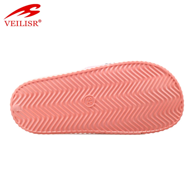 Most popular fancy children PU upper slide sandals kids EVA slippers