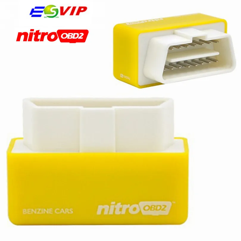 Высокое Recommendly NitroOBD2 чип тюнинг коробка нитро OBD2 чип тюнинг авто Diagnotic интерфейс для бензином автомобили