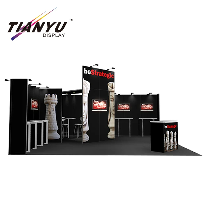 Trading Business Ideas Modular Construction Expo Stand With Exhibition Floor System