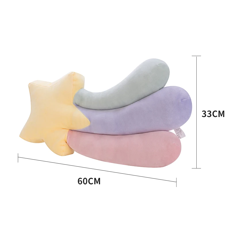Lovely stuffed plush soft different shapes pillow decorative for home sofa office and festival