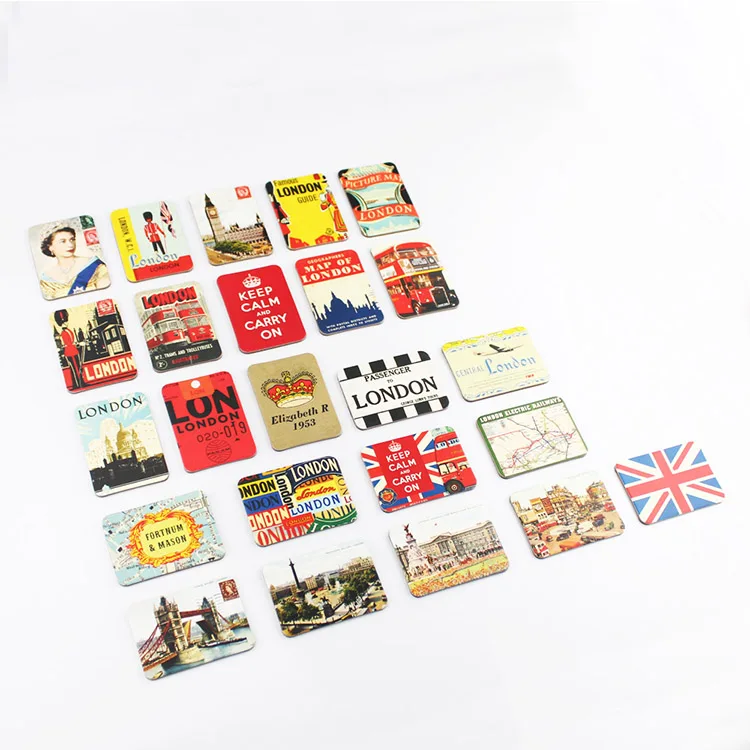 
Hot Selling UK England London Home Decoration Set Travel Tourist Souvenir Fridge Magnet 