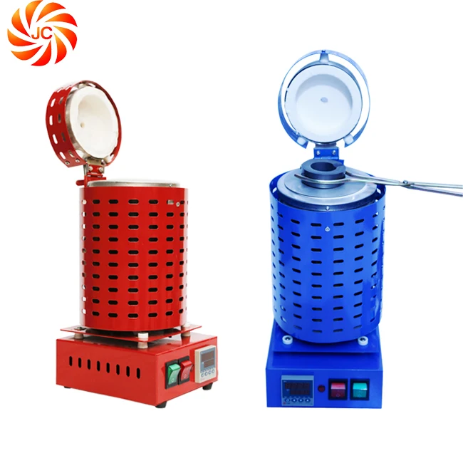 
JC-K-220-2 2kg Mini Metal Smelting Casting Furnace 