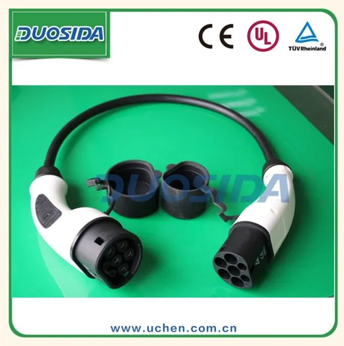 Тип 1-62196-2 Тип 2 Toyota Prius зарядки разъем/EV зарядки кабели J1772 до 62196-2 1 фазы