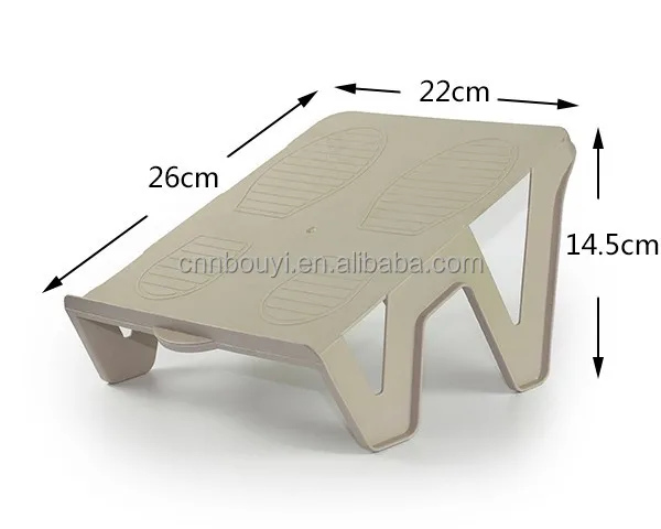 
fashion double layer plastic shoe shelf 