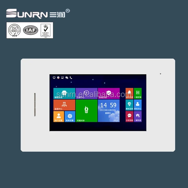 Wifi wireless apartment building video intercom system IP video doorbell video camera