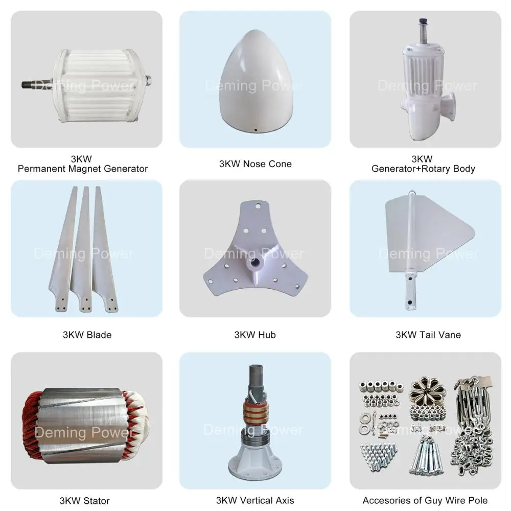 3000W Wind Turbine Wind Generator for Off Grid Wind Power System
