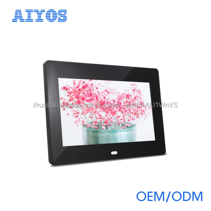 AIYOS LCD media player мини цифровая фоторамка с пультом дистанционного управления