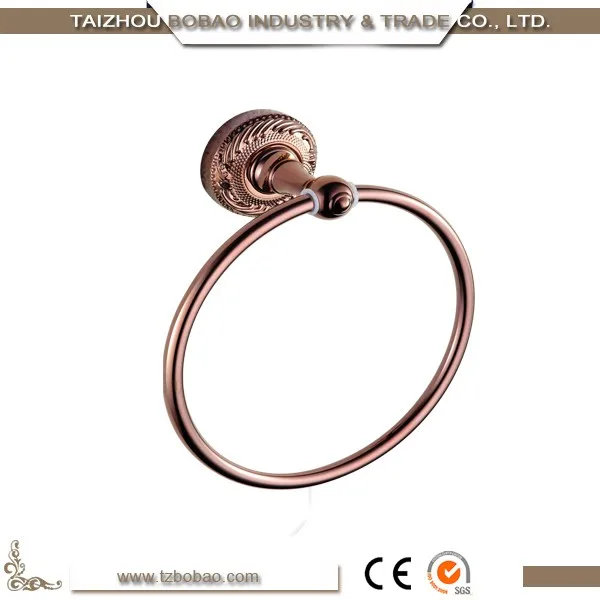 Удобно и Практично Полотенце Вешалка Розовое Золото Маленькое Полотенце Кольца