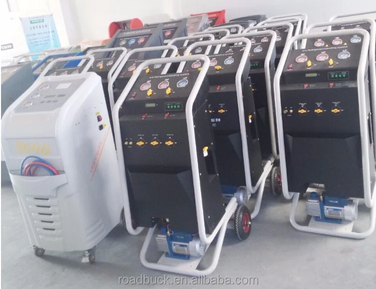 convenient smart Car AC refrigerant recycling vacuum recharger machine