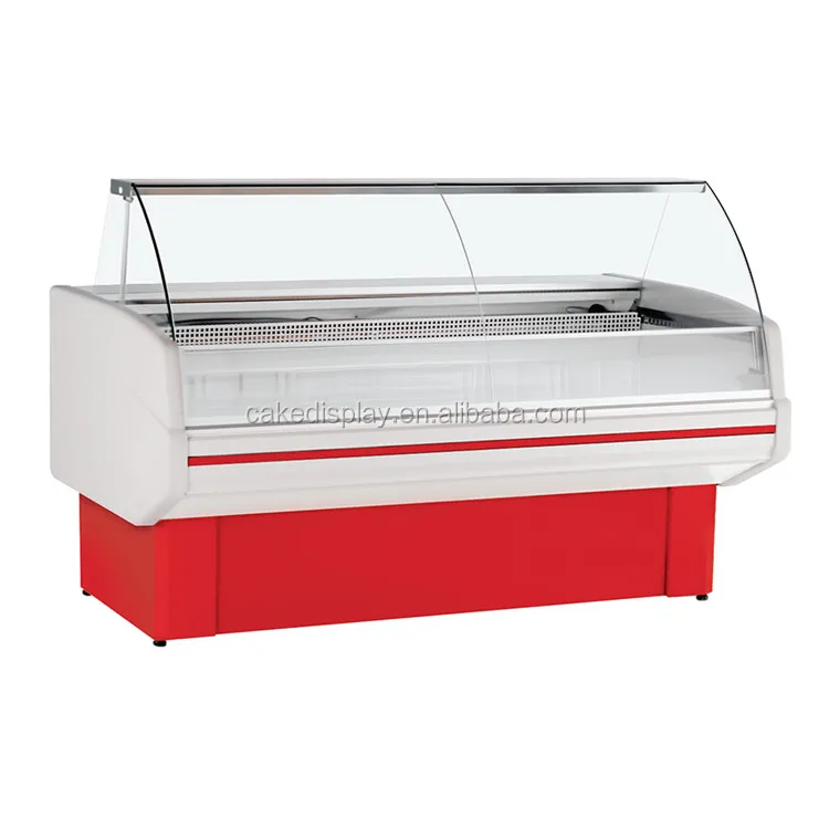 Supermarket Equipment Fan Cooling Meat Display Freezer