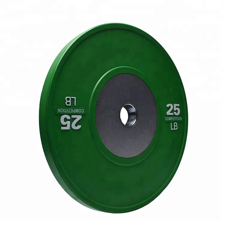 Heavy Duty KG LB Gym Training Coloured Competition Bumper Plates