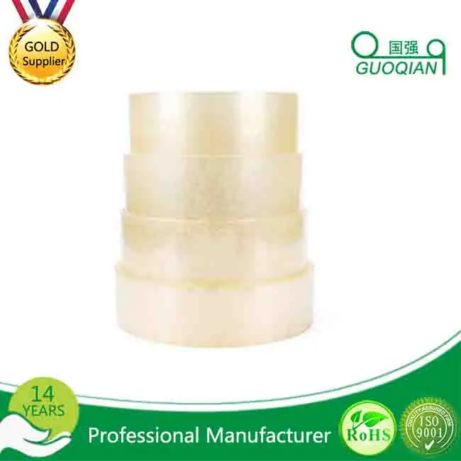 Clear bopp with water based glue heavy duty carton sealing tape
