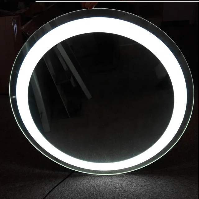 
Bathroom Clock Radio With Illuminated LED Light Mirror 