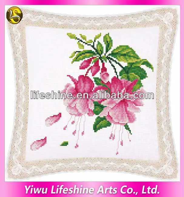 pillow cover embroidery design,diy cross stitch cover kits