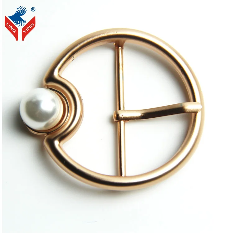 Модная красивая Золотая Пряжка для украшения одежды, Центральная пряжка, жемчужная пряжка