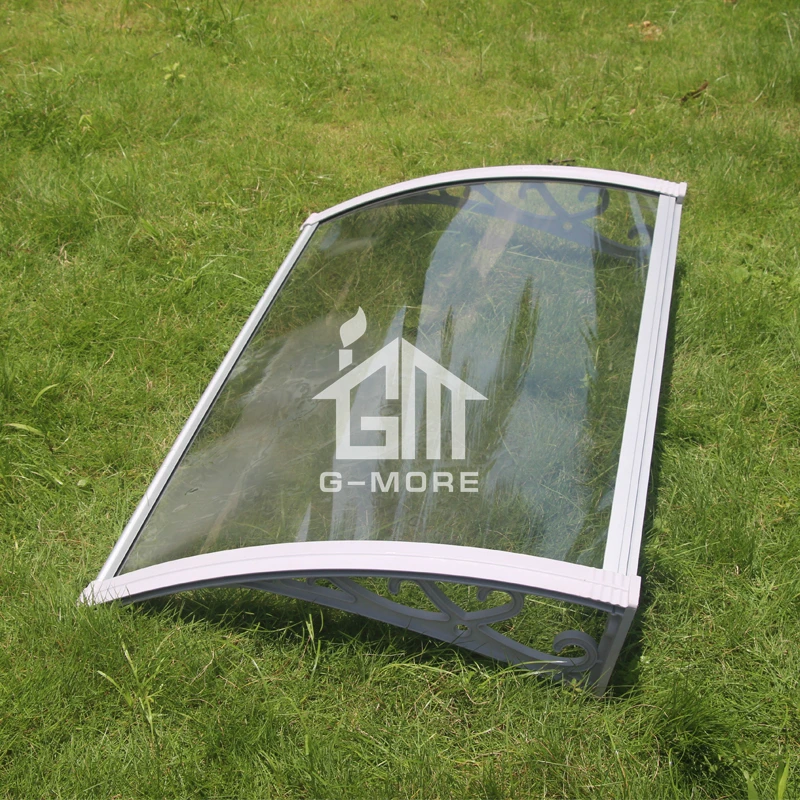 
Easy Diy Plastic Bracket Awning Canopy for Door - 120X100CM 