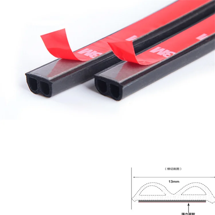 
Universal B Pad Car Door Window Strip Trim Rubber Weather Strip 