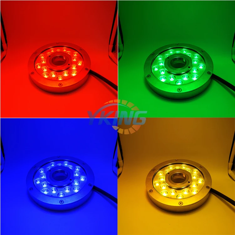 Better Quality 316L Stainless Steel DC24V IP68 Waterproof 54W Single Color LED Fountain Light