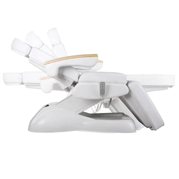 WCM-MB013 Commercial furniture Salon SPA bed rotating electric massage bed facial synthetic leather treatment table