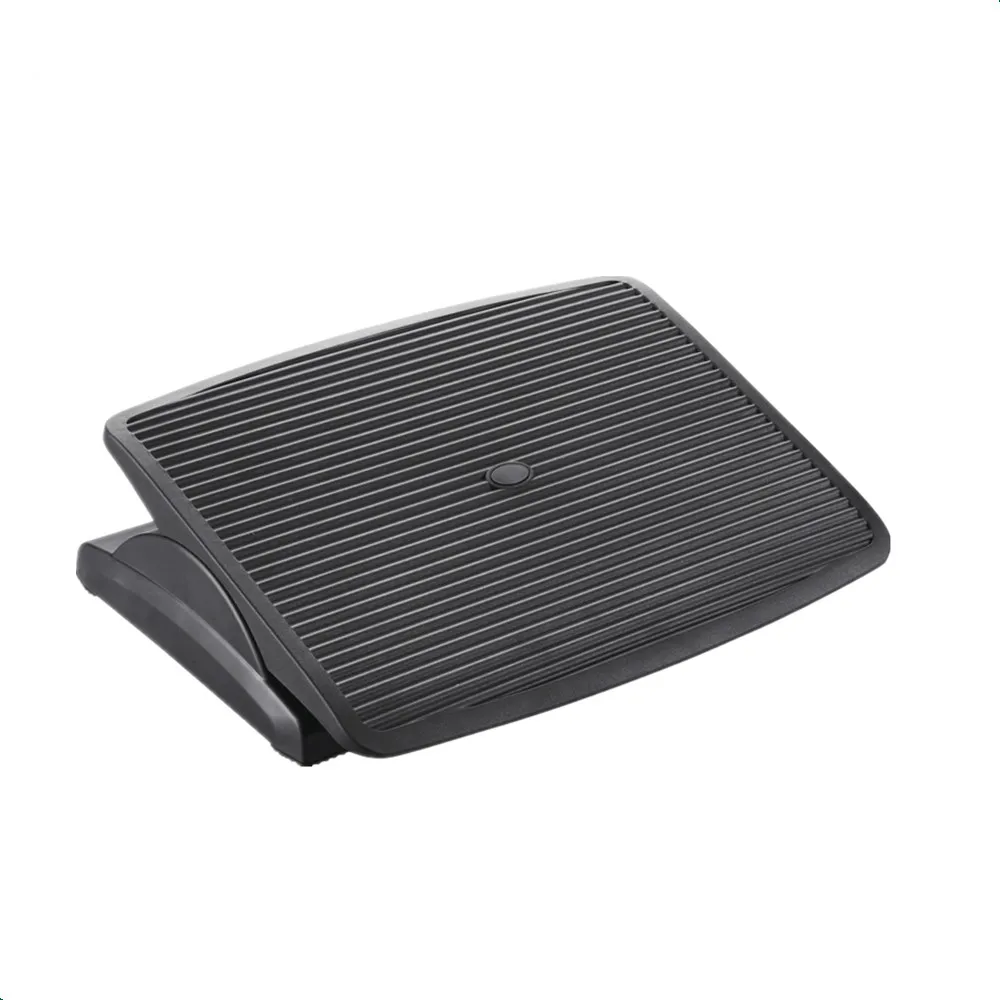 Plastic ergonomic design adjustable footrest