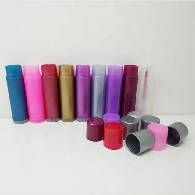 2019 New Colorful 5g Lip Balm Tubes Lipstick Containers Empty Cosmetic Containers Glue Stick Lip Gloss Tube