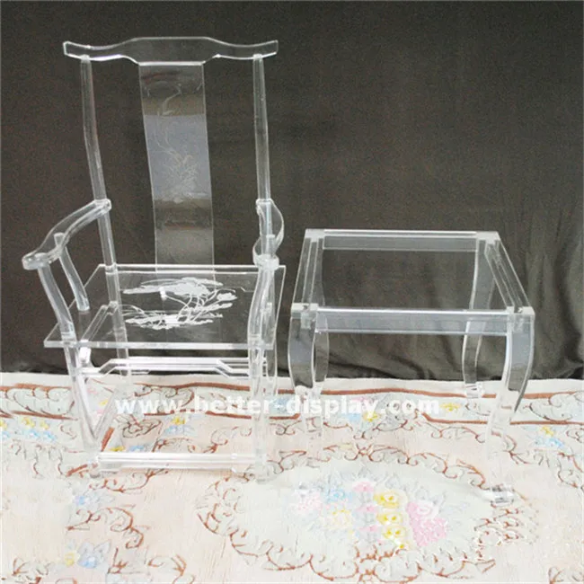 OEM and ODM clear acrylic furniture set