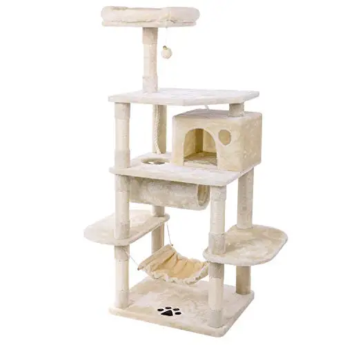 Деревянная Роскошная современная натуральная твердая скалолазанная чесалка для еды деревянная кошачья Когтеточка