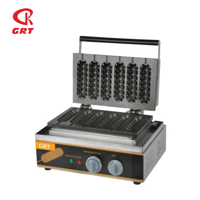 GRT-SZWM6 машина для изготовления вафель на палочке 6 шт.