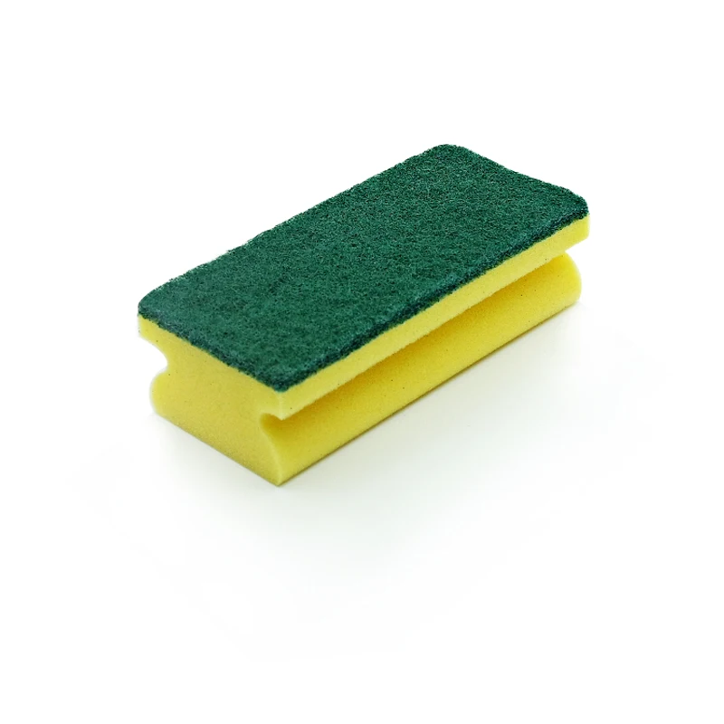 Scouring Pad Sponge Scrubber HD Grip Kitchen Cleaning Nylon Polyester or Nylon 15.5*7*4.5 as Picture Sustainable 1000bags Reach