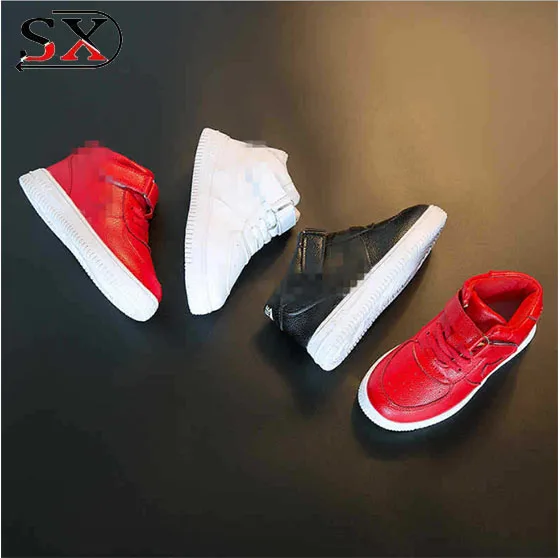 New Arrival Children Red Casual Shoes 2018 Spring Autumn Wholesale Kids sneaker