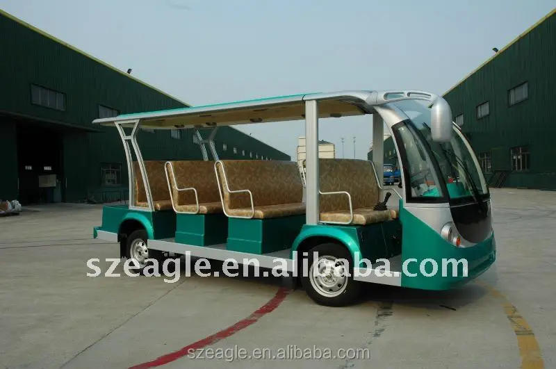  14 местный автоматического привода экскурсионный автобус с контроллер Curtis трансфер персонала carriers-EG6118KA