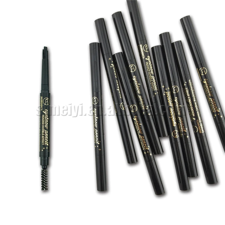 
LY786 eyebrow pencil with 2 replaceable cartridge waterproof eyebrow with retail package 