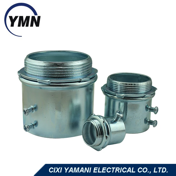 Factory Price Zinc Plated Steel EMT Connector
